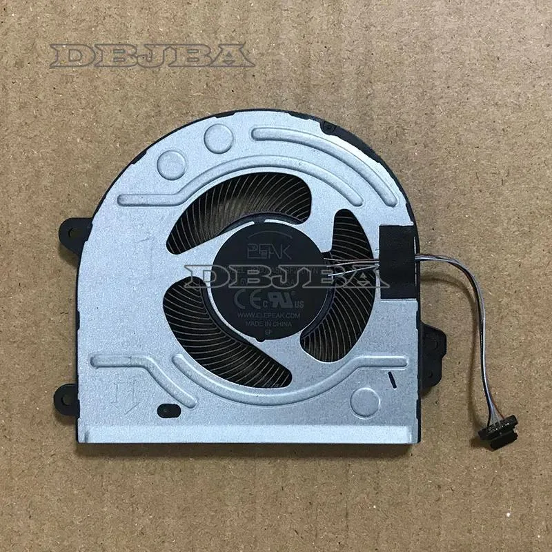 Small rectangular laptop cooling fan black plastic finish