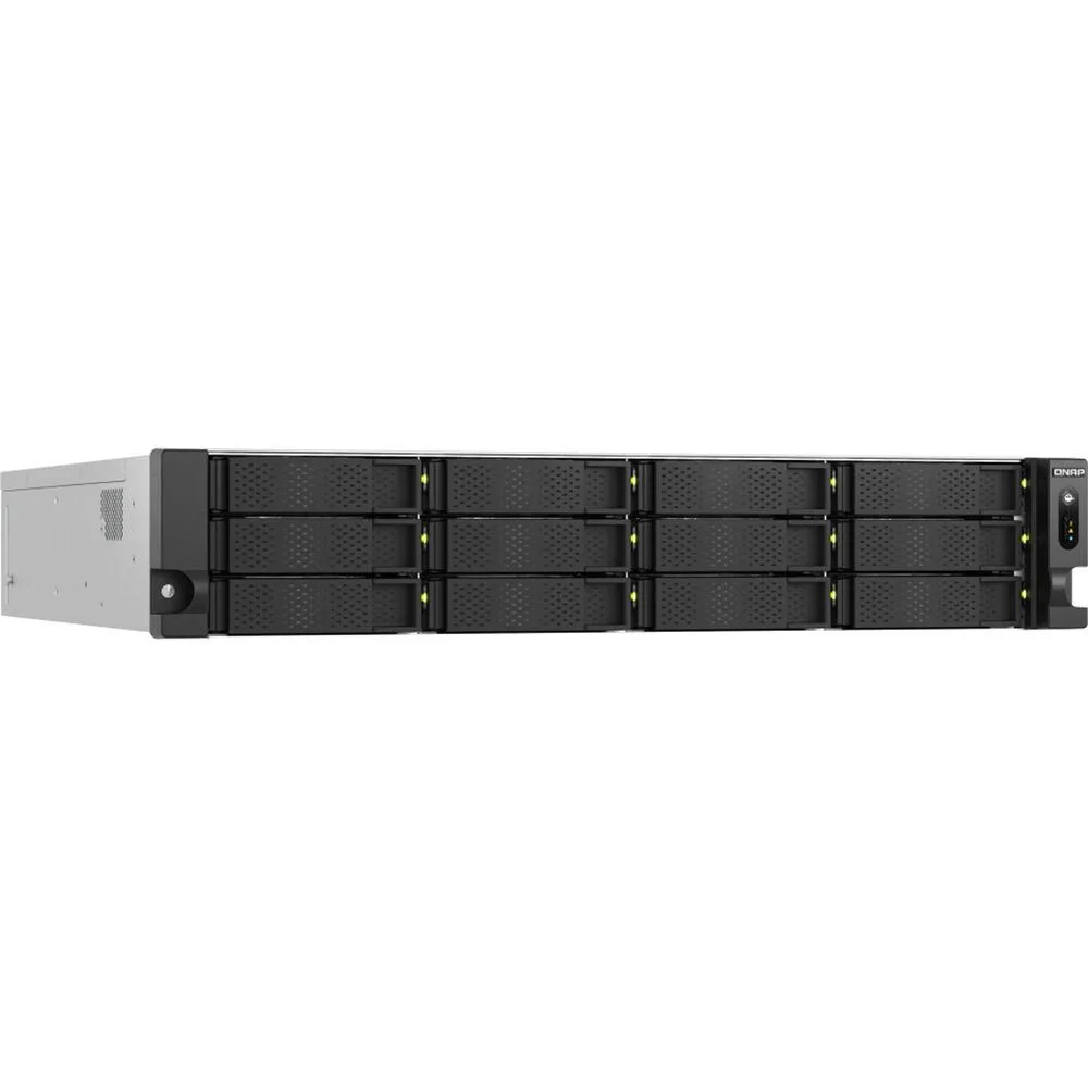 Qnap Qnap TS-H1277AXU-RP-R7-32G-US 2U 12-bay rackmount NAS AMD Ryzen 7 8C16T 32GB DDR5 — product photo