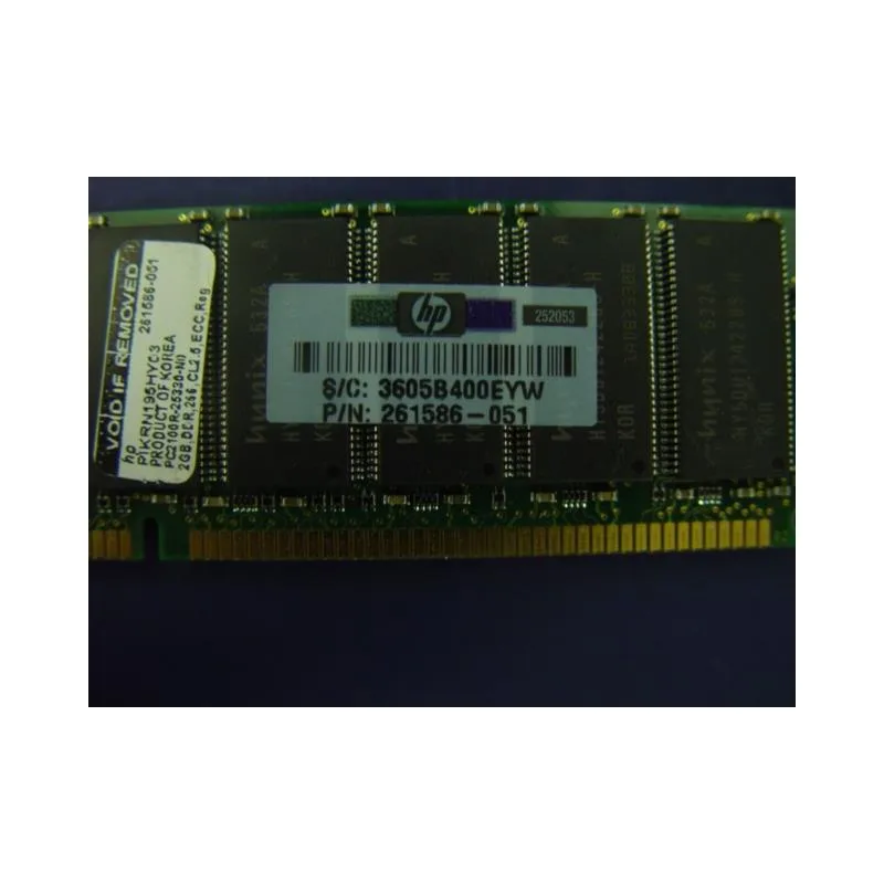HP HP 261586-051 2GB DDR266 ECC Registered DIMM server RAM — product photo