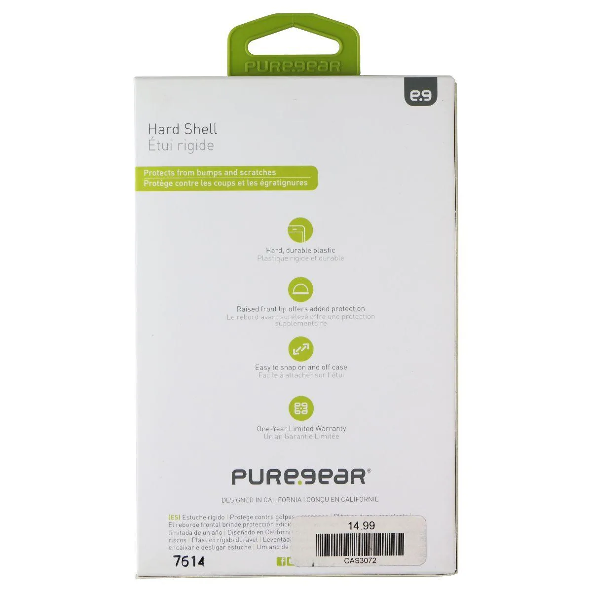 PureGear PureGear Hard Shell Case for LG Stylo 3 Plus Clear — product photo
