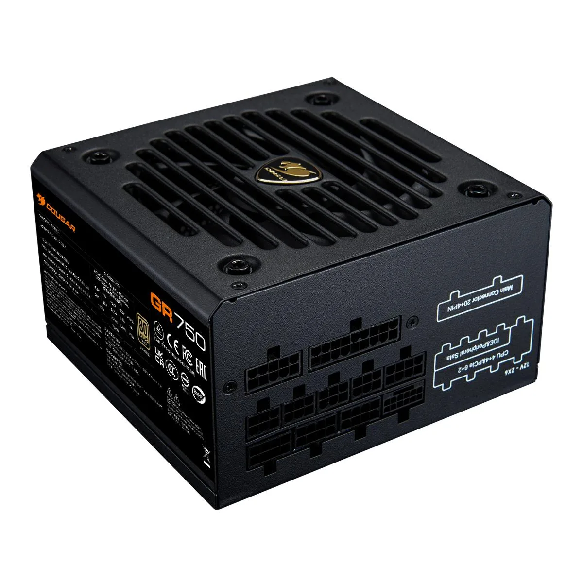 COUGAR COUGAR GEX750 GR750W 750 W 80 Plus Gold ATX 3.1 PCIe 5.1 power supply — product photo
