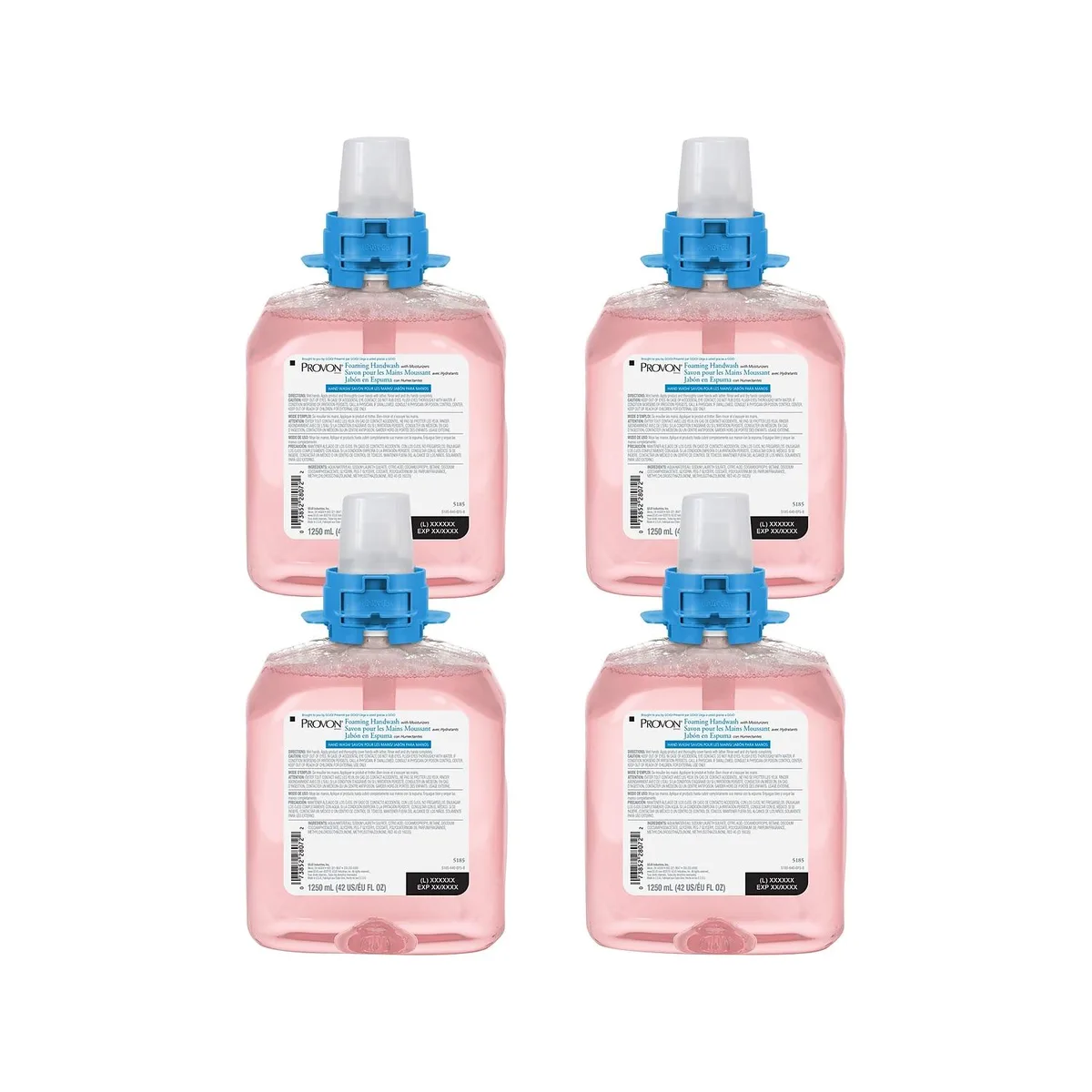 Go-Jo Ind. Go-Jo Ind. 5185-04 PROVON Foaming Hand Soap Refill Cranberry 42 fl. oz. 4/Carton — صورة المنتج