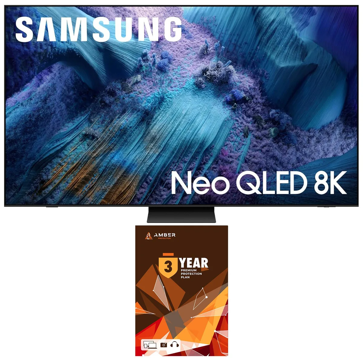 SAMSUNG SAMSUNG QN75QN990FFXZA 75" Neo QLED 8K TV 120Hz 3 Year Amber Protection Plan 2025 — product photo