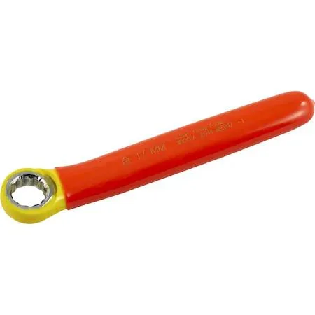 Gray Tools 17 mm 12-point insulated wrench orange yellow layers