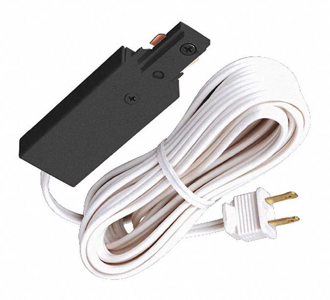 Juno Lighting Juno Lighting Trac-Lites Cord and Plug Connector Black R22 BL light fixture — product photo