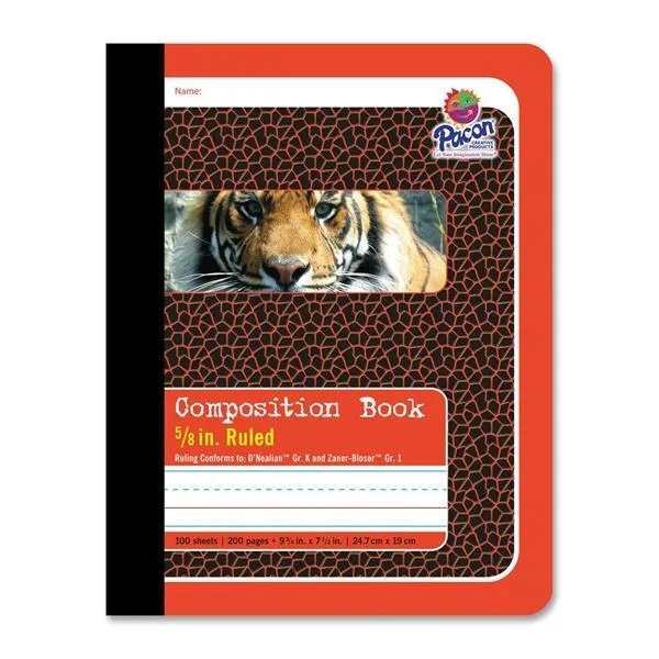 Pacon Pacon 2427 Composition Book 100 Sheet .63 Ruled 9.75 x 7.50 Paper — product photo