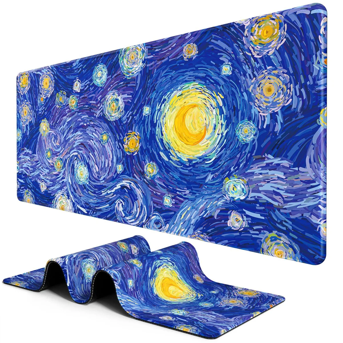 BOSOBO BO80x30-Van Gogh Starry Night mouse pad 80 x 30 cm — product photo