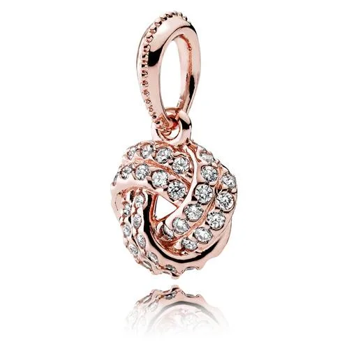 PANDORA PANDORA Sparkling Love Knot Pendant 39 CZ — product photo
