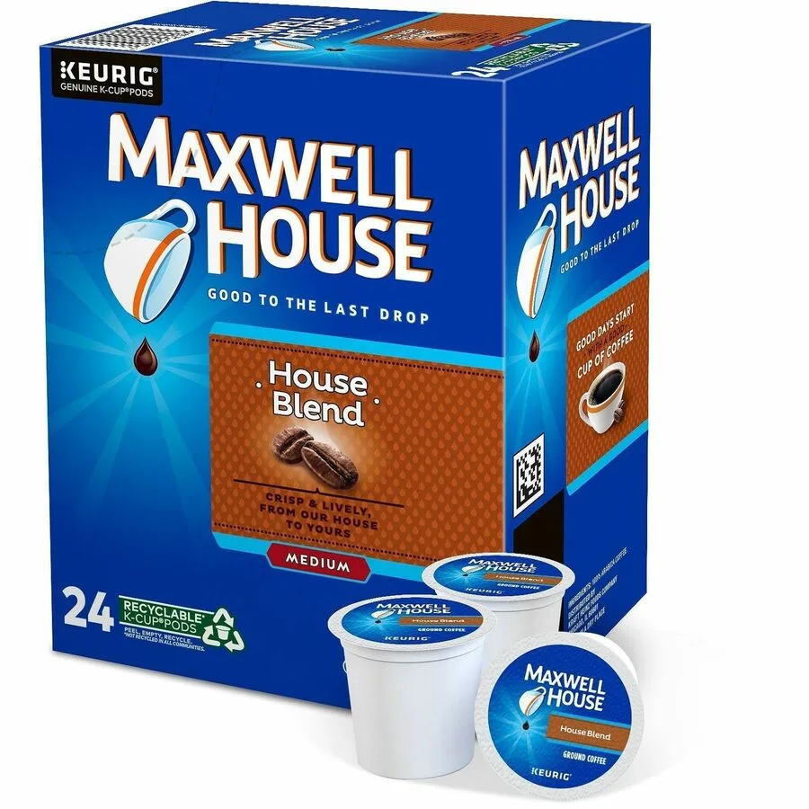 Kraft Kraft 8047CT Maxwell House Medium Roast Arabica Coffee 24 K-Cup Pods — product photo