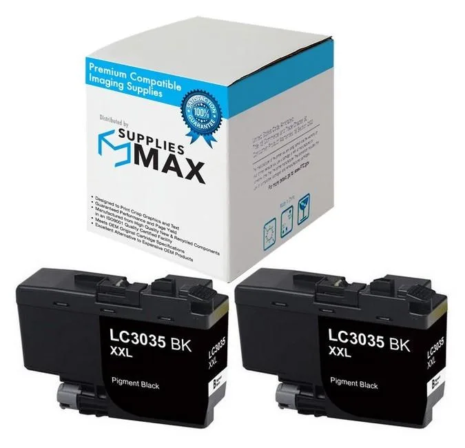 SuppliesMax SuppliesMax LC-30352PKS Black Ultra High Yield Inkjet 2 Pack 6000 Pages — product photo