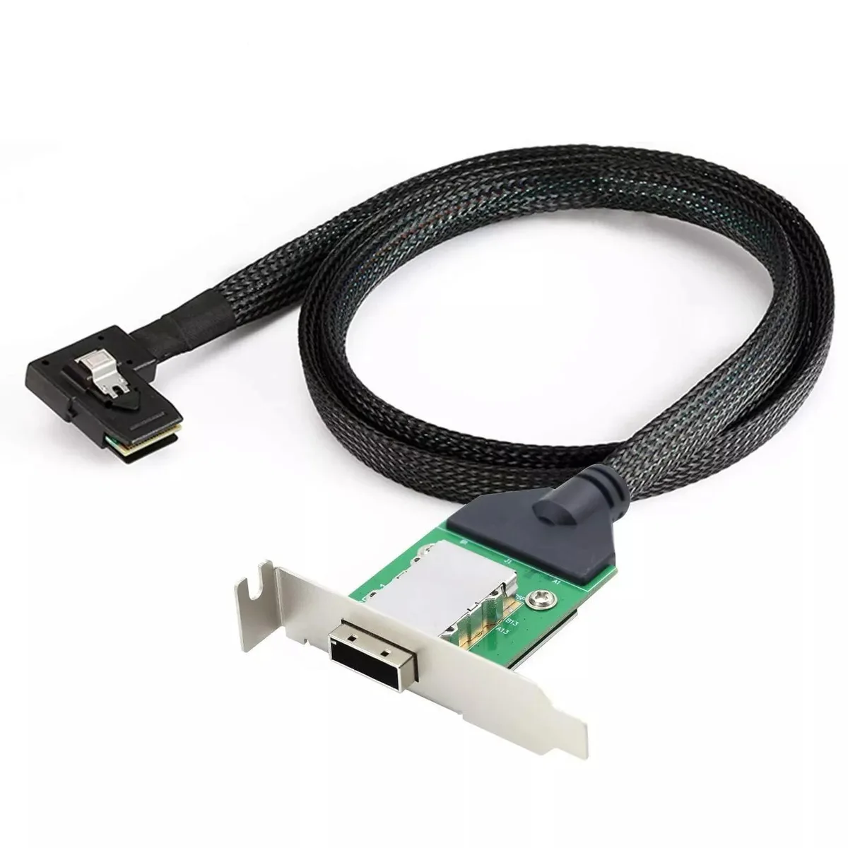 Vszerda Vszerda MN8087-SFF88F Mini SAS 8087 Left Bend to SFF-8088 Female Adapter Cable 50CM — product photo
