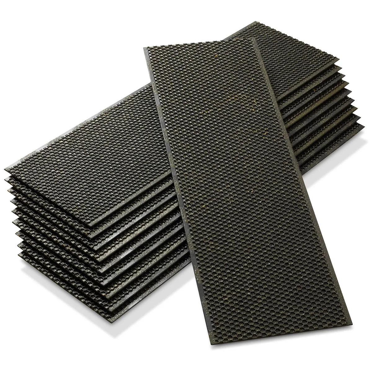 Honey Keeper Honey Keeper 6" Beeswax Coated Black Foundation Sheets 10 Pack — product photo