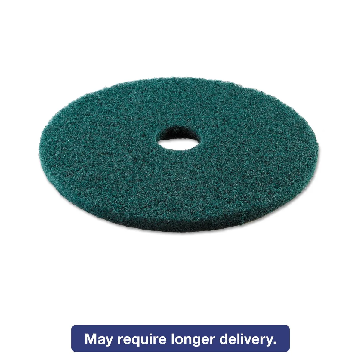 Boardwalk Boardwalk BWK4019GRE 19" Scrubbing Floor Pads Green 5/Carton — product photo