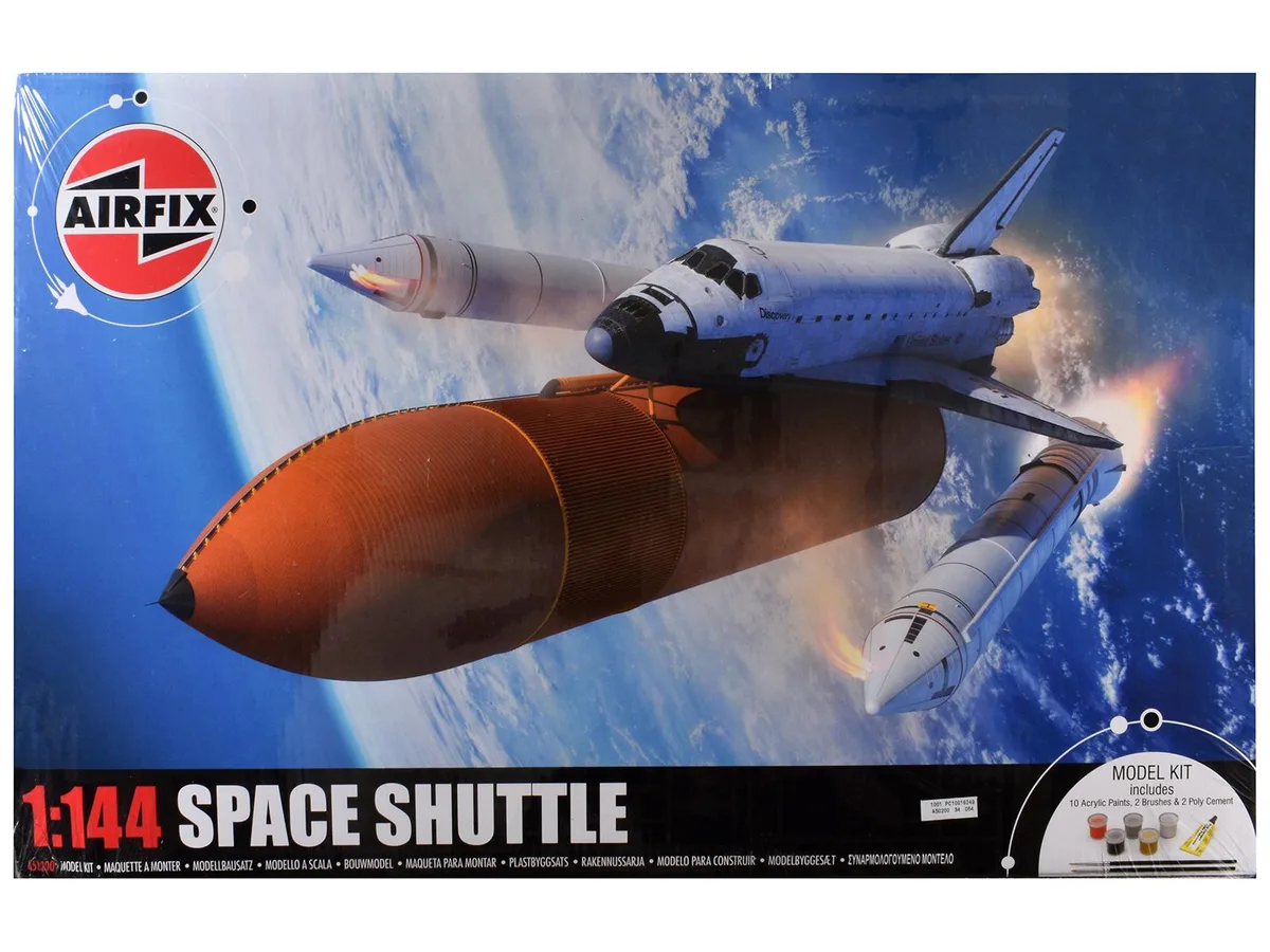 Airfix Airfix NASA Discovery Space Shuttle Gift Set Level 3 1/144 99 Parts 10 Paints — product photo