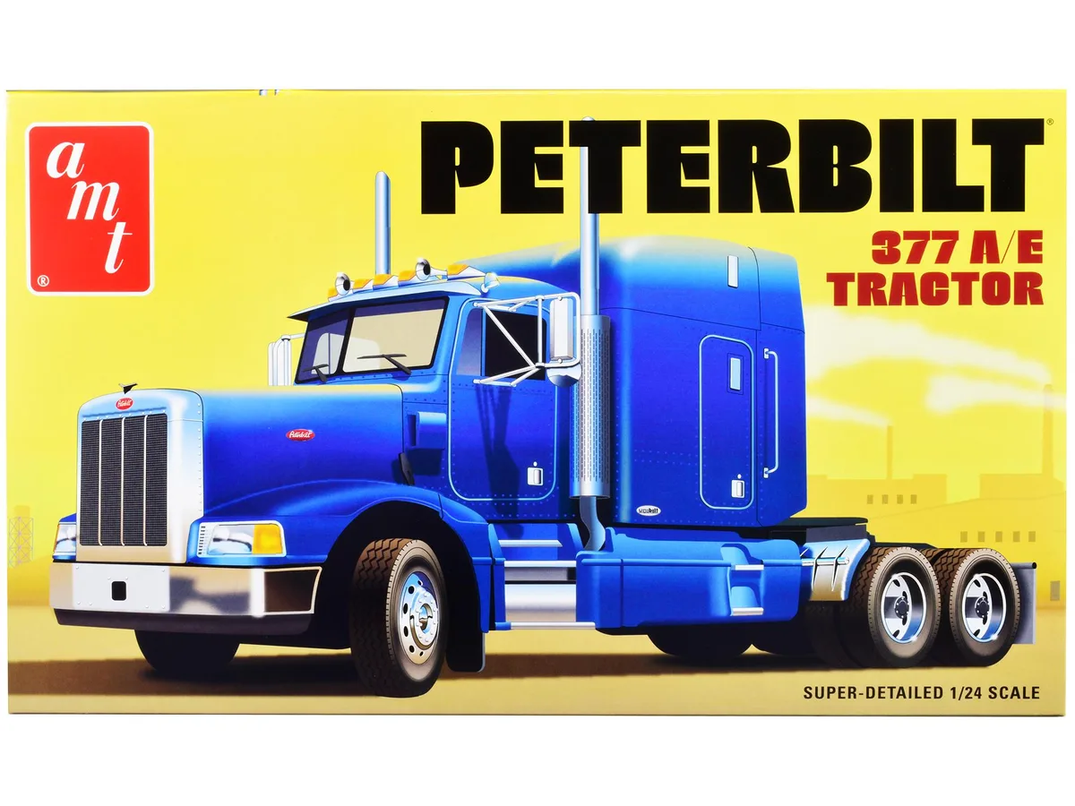 AMT AMT Peterbilt 377 A/E Truck Tractor 1/24 Scale Model Kit Skill 3 — product photo