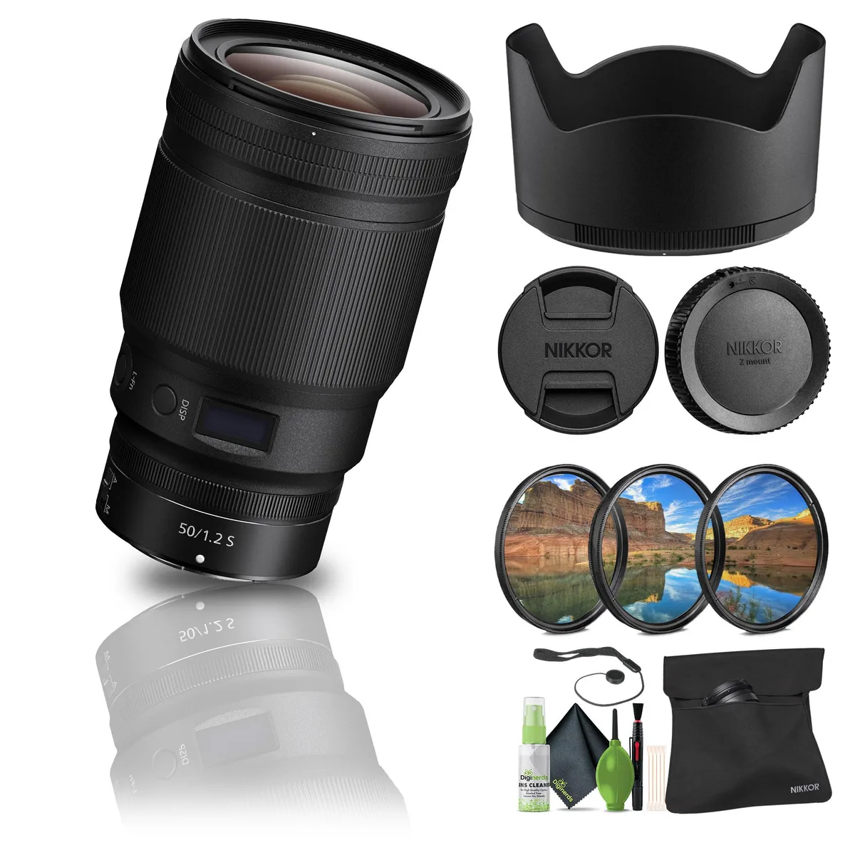 Nikon Inc Nikon NIKKOR Z 50mm f/1.2 S Lens Bundle (20095) — product photo