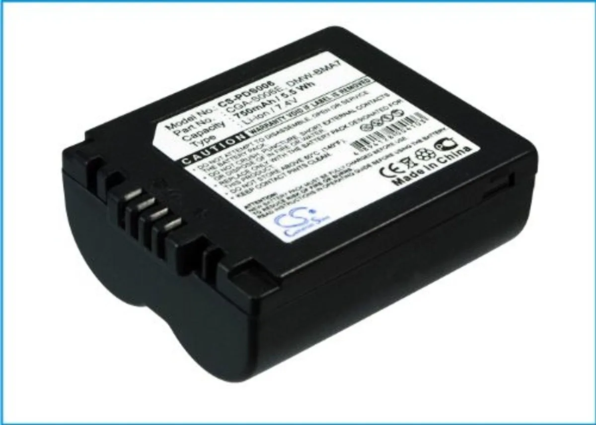  Cameron Sino BP-DC5-E 750mAh 7.4V camera battery — product photo