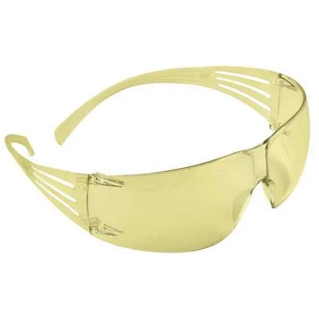 3M 3M SF203AFP SecureFit 200 Safety Glasses Anti-Fog Anti-Scratch Amber Lens — product photo