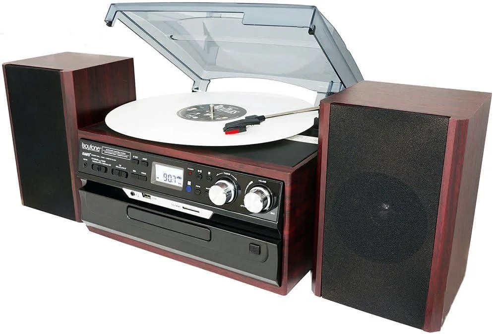 Boytone Boytone BT-24DJM Turntable System 33 45 78 RPM Bluetooth USB SD — product photo