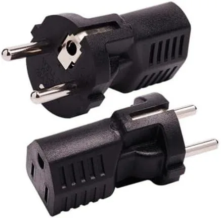 TeKit TeKit EU Schuko to US NEMA 5-15R Adapter 2 Pack — product photo