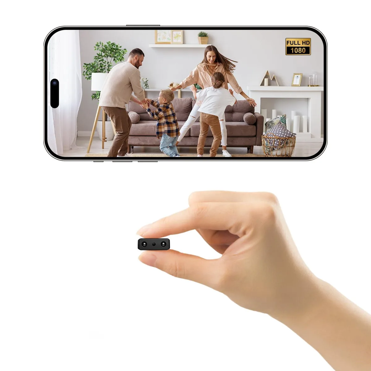  GESKTUS RD08 1080P Hidden Camera Night Vision Motion Detection App View — product photo