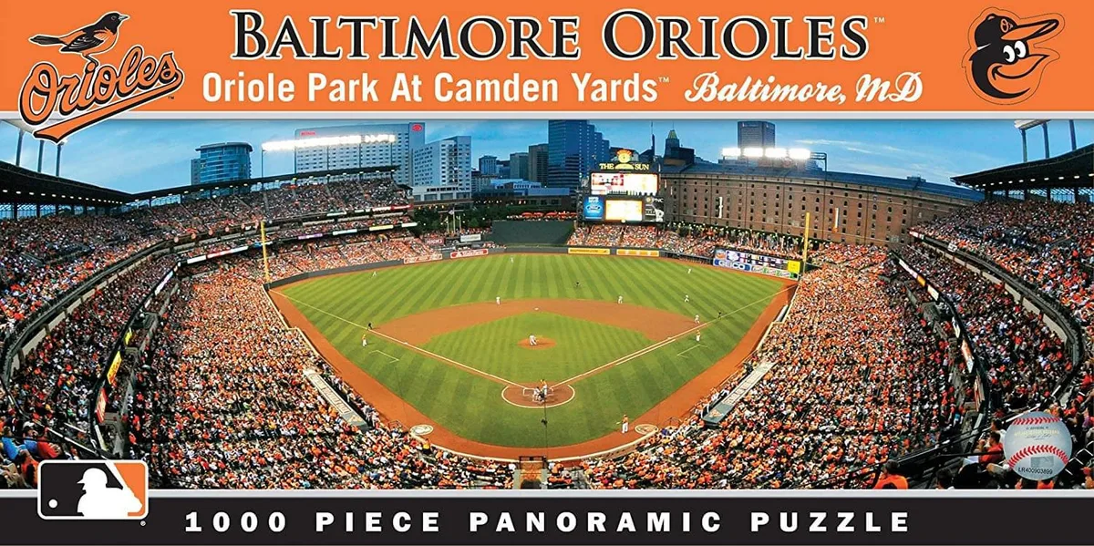 Masterpieces Puzzle Company Masterpieces Puzzle Company Baltimore Orioles Stadium MLB 1000 Piece Panoramic Jigsaw Puzzle — product photo