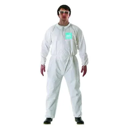 ANSELL ANSELL AlphaTec 2000 Collared Coveralls L White Microporous Laminate personal protective equipment — product photo