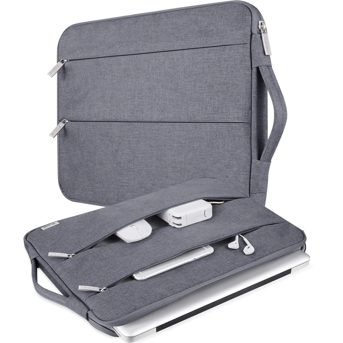  Voova NB-SLV-Handheld-15-GY Laptop Sleeve 15.6" Grey — product photo