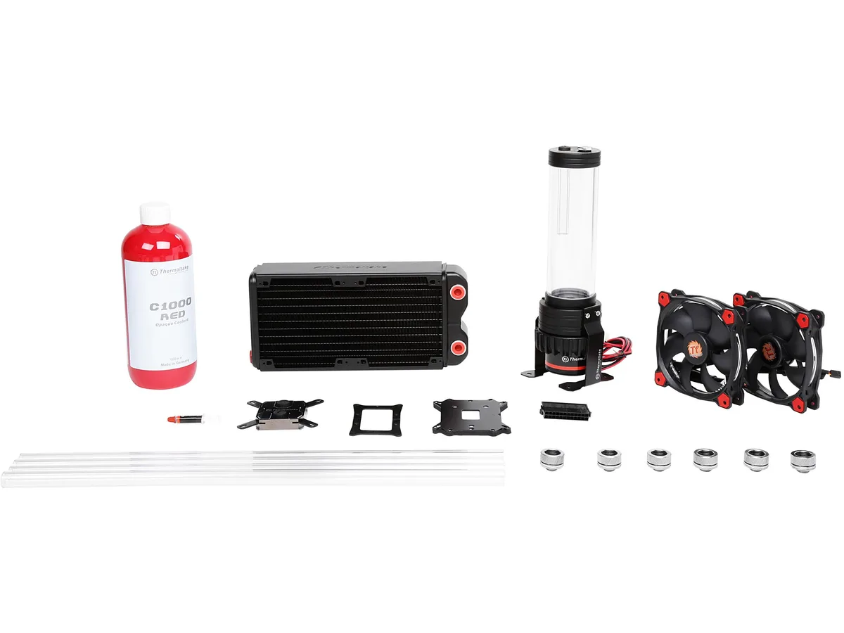 Thermaltake Thermaltake Pacific RL240 D5 Hard Tube Liquid Cooler CL-W128-CA12RE-A — product photo