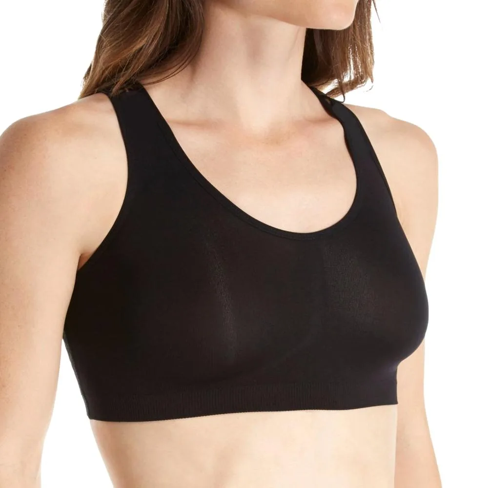 Rhonda Shear Rhonda Shear Ahh Bra Seamless Leisure Bra Black Medium Bust 36-37 — product photo