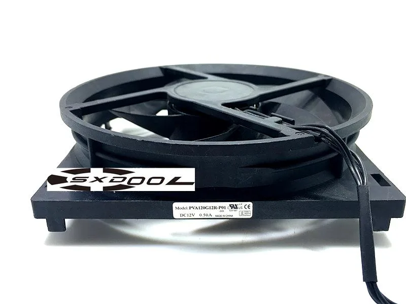 SXDOOL SXDOOL PVA120G12R-P01 Nidec I12T12MS1A5-57A07 12V 0.5A 5600 RPM 34 dBA 4-pin case fan — product photo