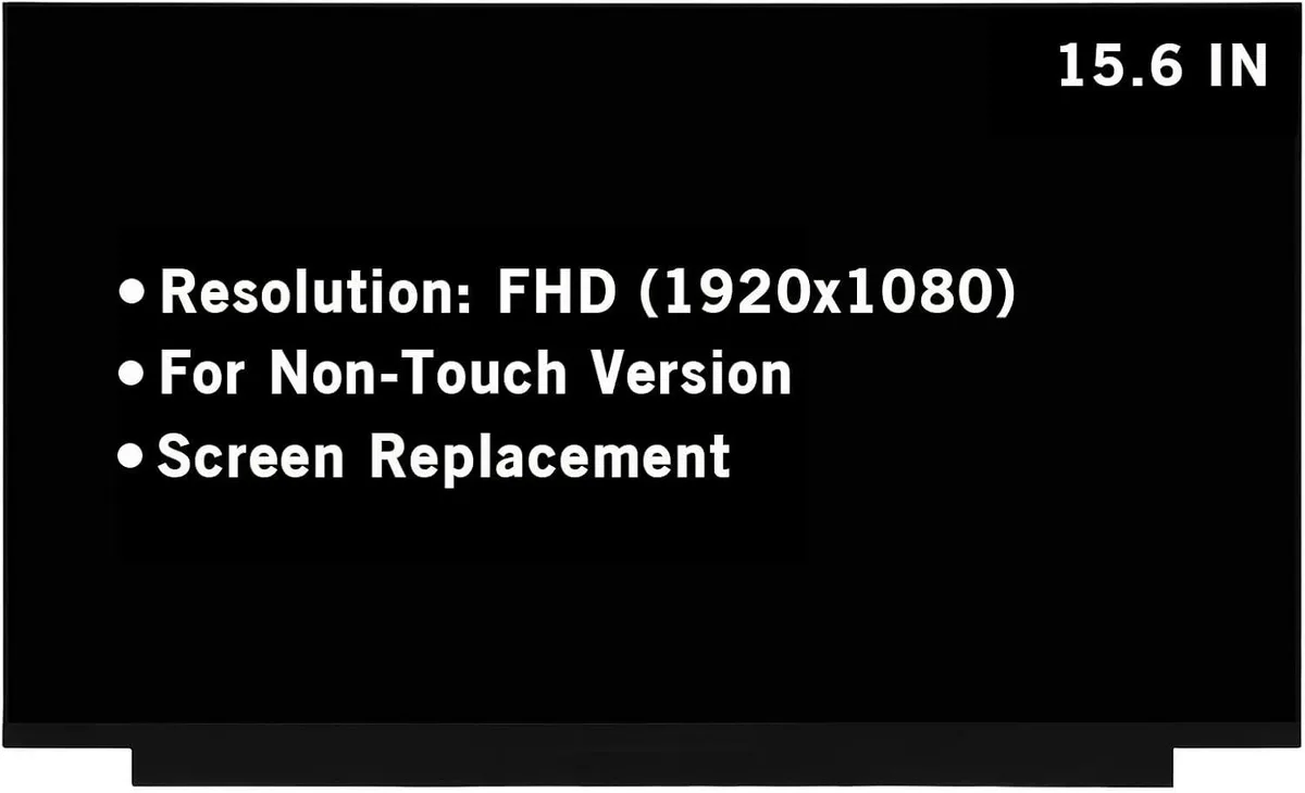 NUOLAISUN NUOLAISUN 15.6" 1920x1080 165Hz 40Pin Laptop Screen for Lenovo Legion S7 15ACH6 82K8 — product photo
