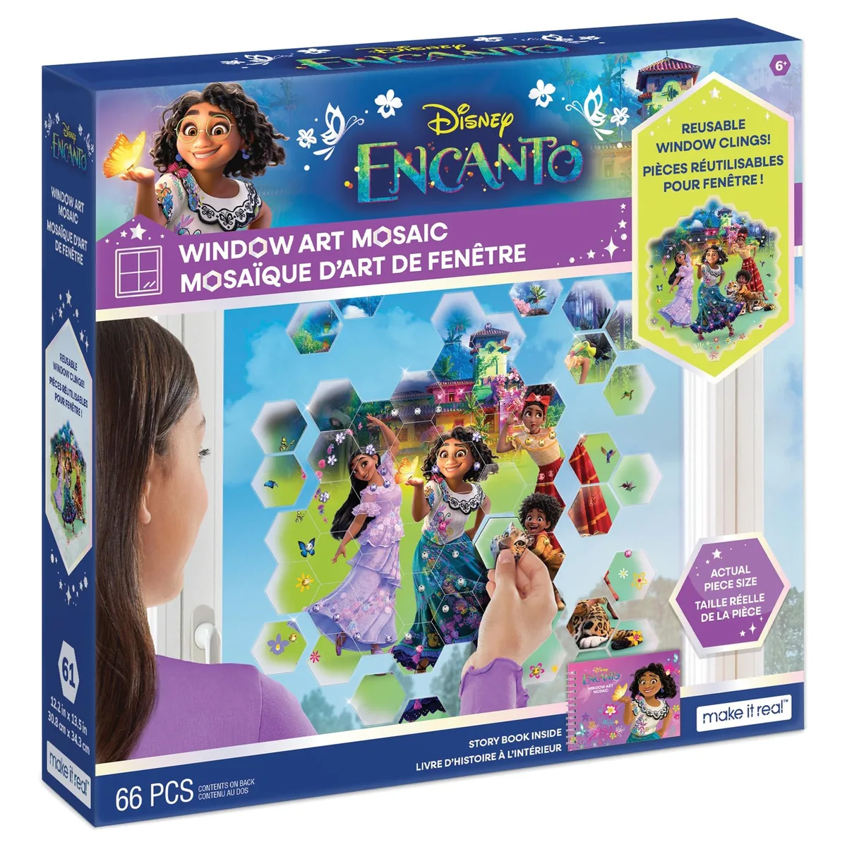 Make It Real Make It Real Disney Window Art Mosaic Encanto 66 pcs MIR4276 — product photo