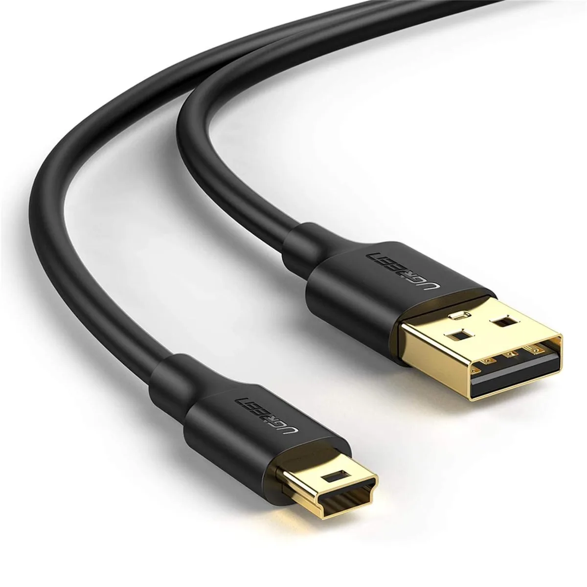 RUOCLRIS RUOCLRIS Mini USB B cable 2.0 6ft 480 Mbps 2A charging — product photo