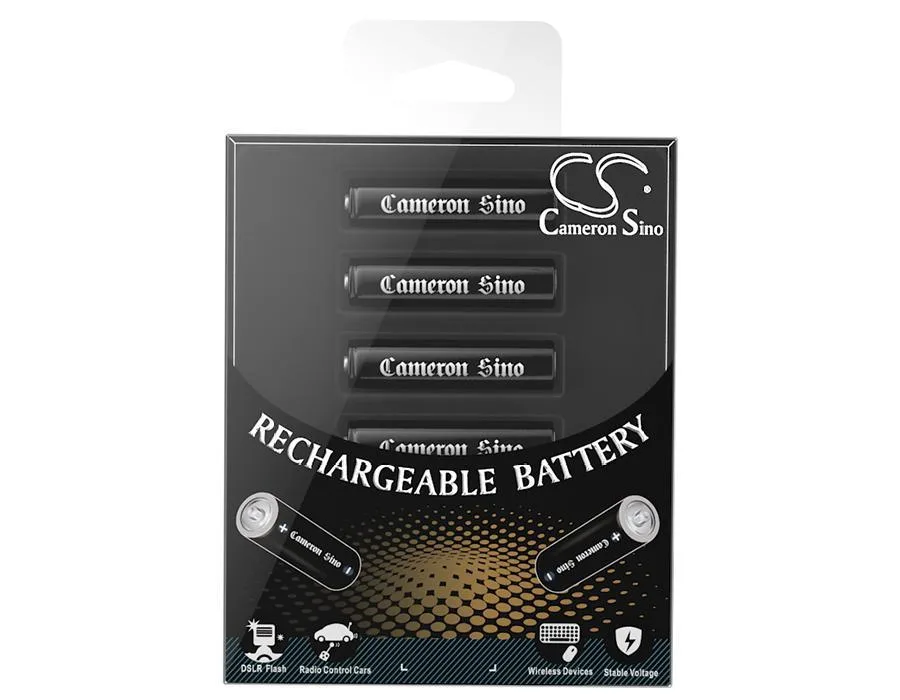 Cameron Sino multi-size battery charger, compact black unit with multiple slots