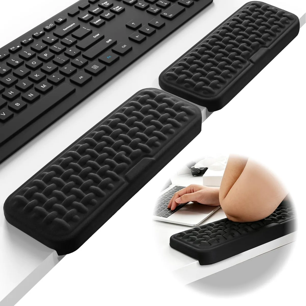  MEKASS 1297 Elbow Rest 11.8 x 4.33 in Memory Foam Lycra — product photo