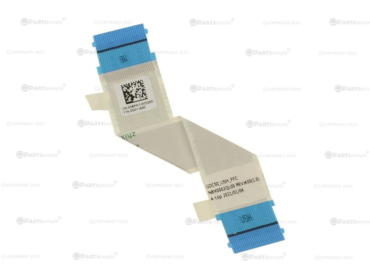 DELL DELL Latitude 7520 Palmrest USH Junction Board Ribbon Cable 38PK1 — product photo