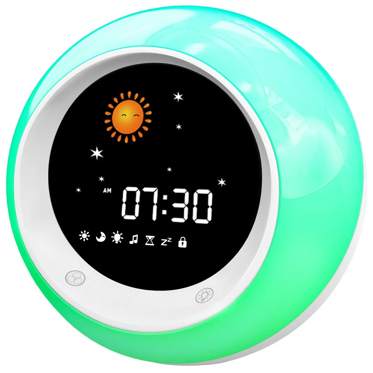 ICODE Sun & Moon Rise Sleep Trainer Clock — Electronics for Kids — product photo