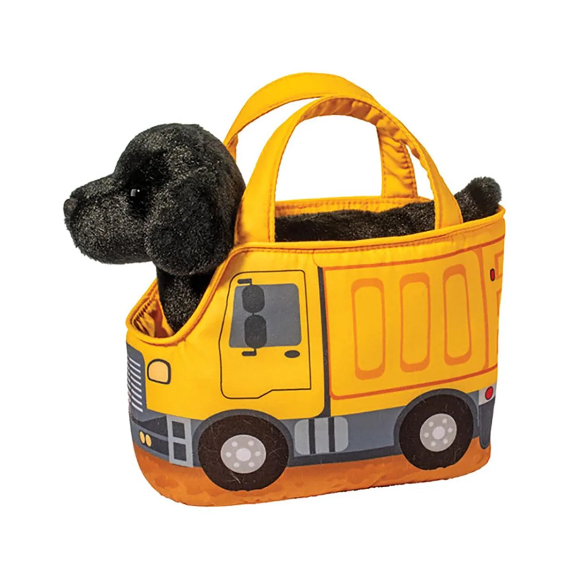 Douglas Toys Douglas Pals Construction Truck Pet Sak with Black Lab Stuffed Animal 7 — product photo