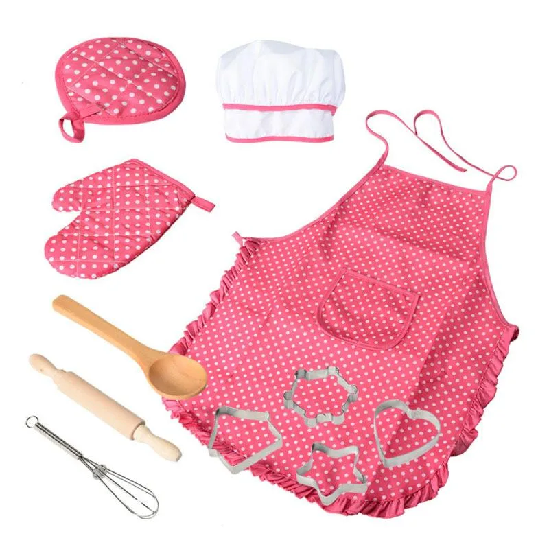 ICB ICB Chef Costume Set 9 Piece Rose Red Educational — product photo