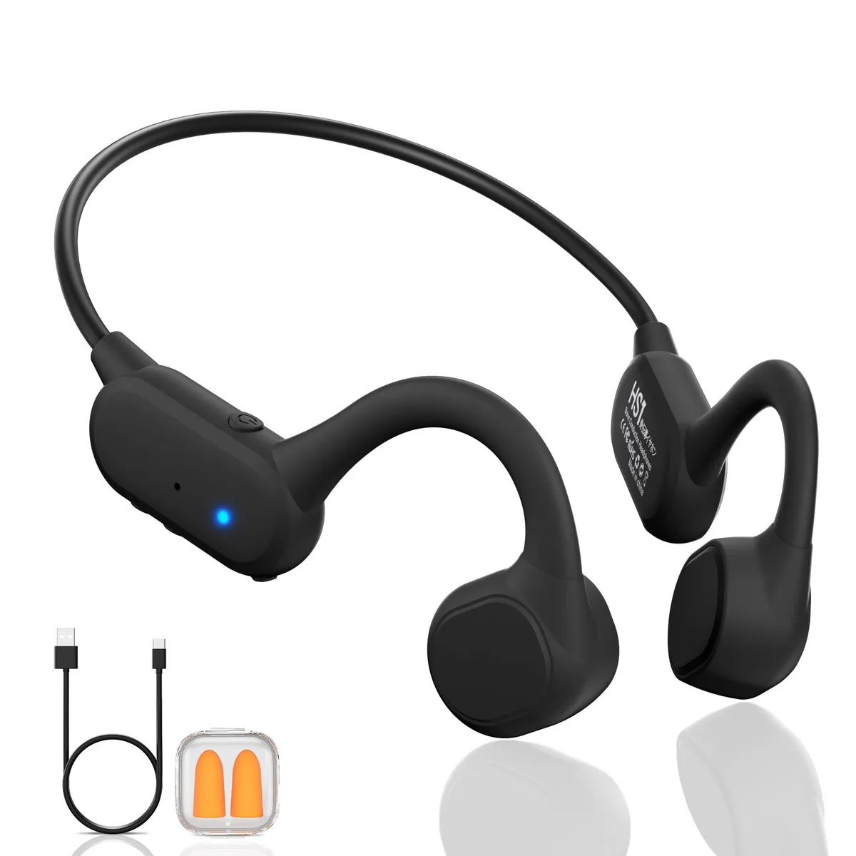  Philips WFL900/H Bone Conduction Headphones Bluetooth 5.4 12 Hours 32g White — product photo