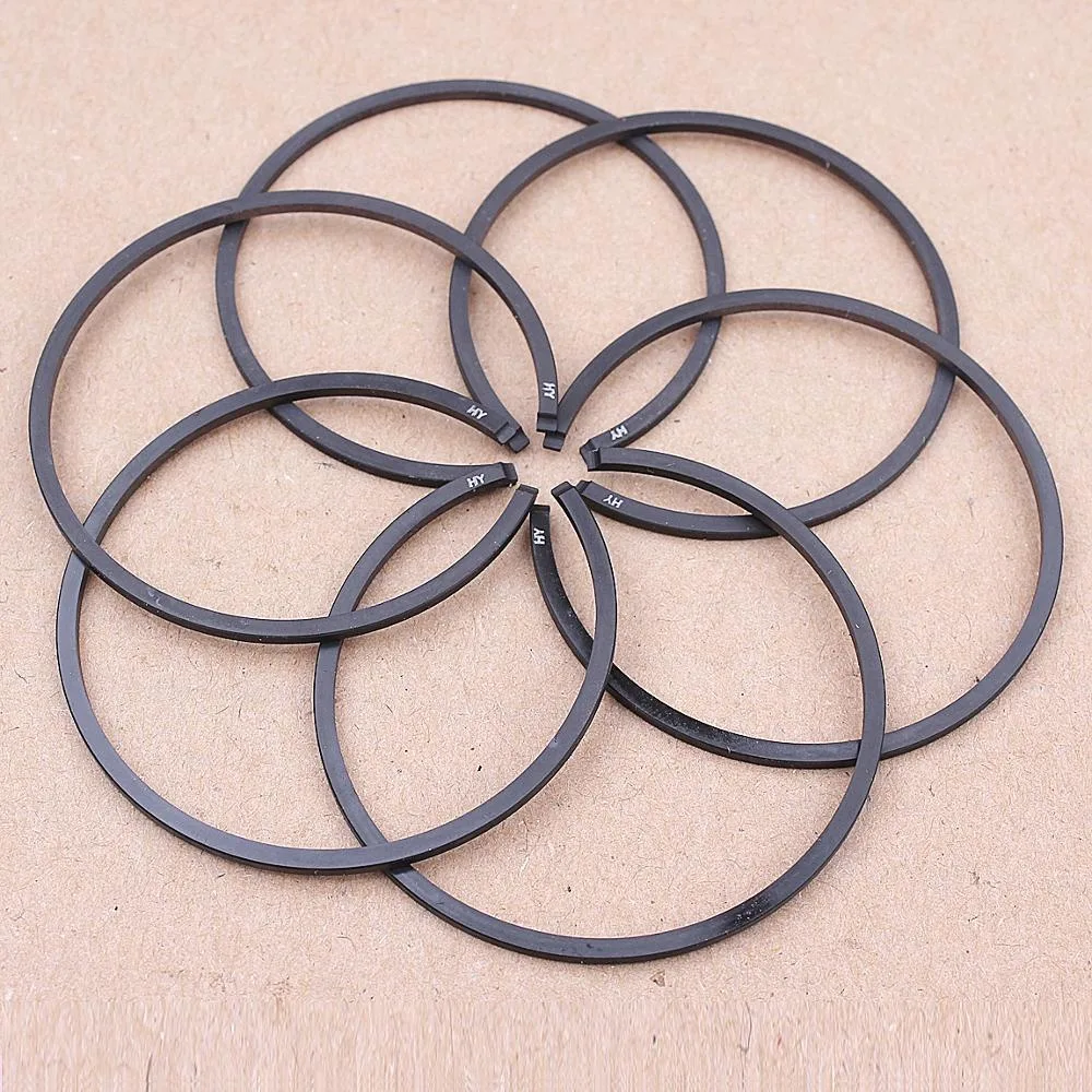 LAHDEK LAHDEK 6PCS 48mm x 1.5mm Chainsaw Piston Rings For Husqvarna 61 365 261 262 162 165 265 503289015 — product photo