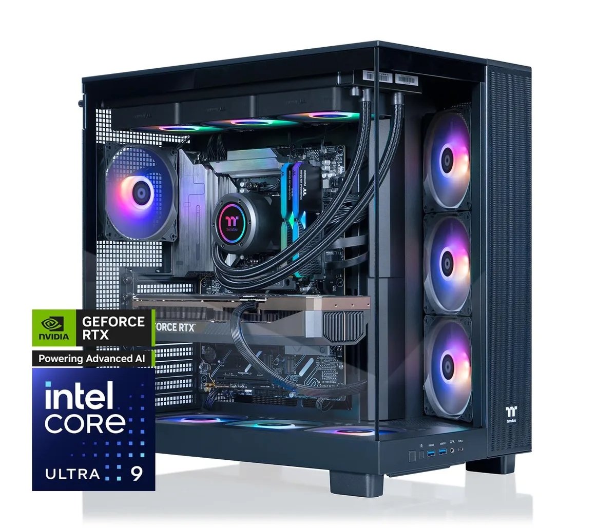 Thermaltake Thermaltake VXLB-Z890-590-LCS gaming PC Intel Core Ultra 9 285K 32GB DDR5 2TB SSD RTX 5090 32GB — product photo