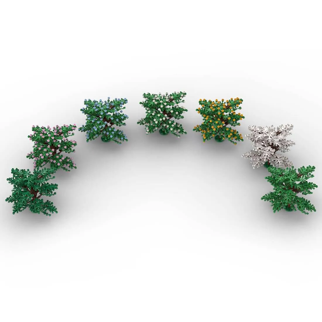 ZITIANYOUBUILD ZITIANYOUBUILD MOC-102139 Dogwood Tree Set 2032PCS Educational — product photo