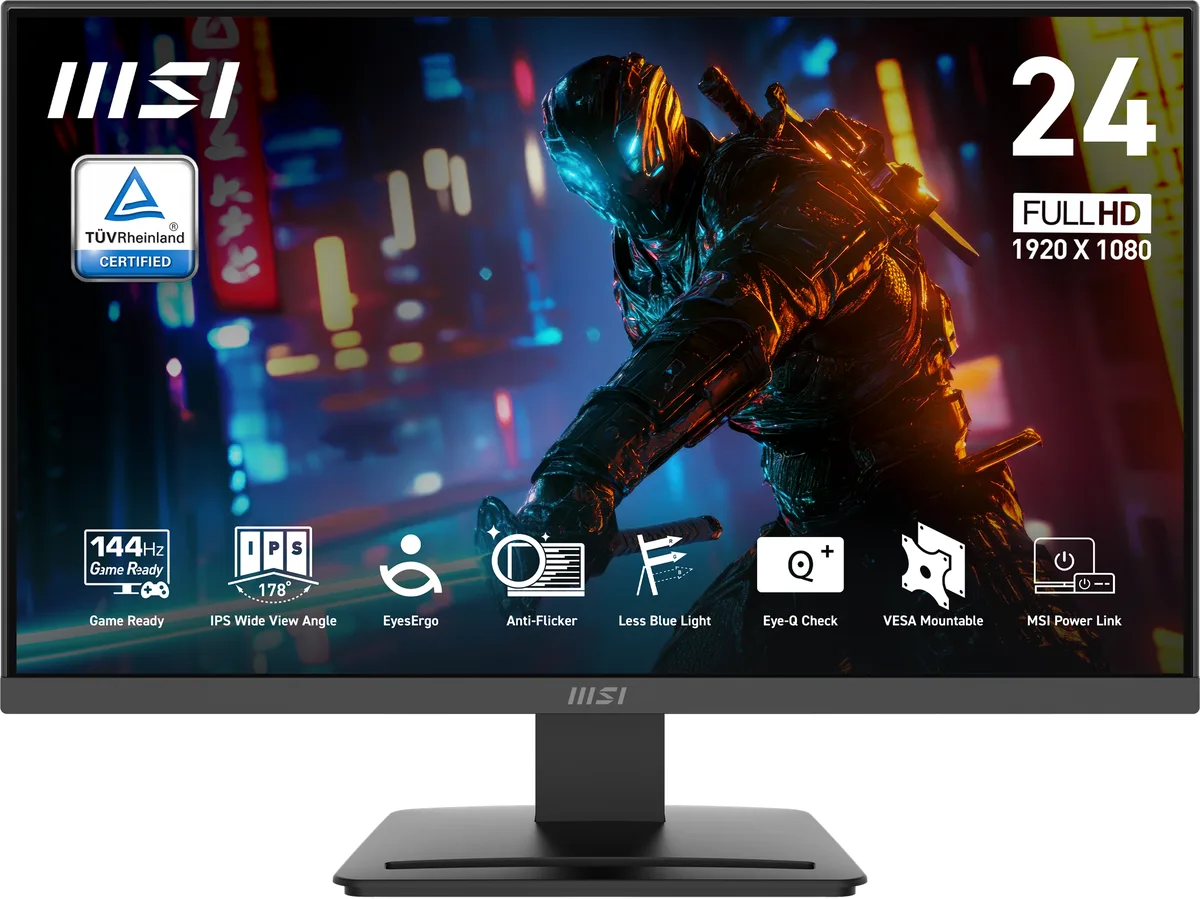MSI MSI PRO MP243L E14 24" 144Hz IPS Gaming Monitor — product photo