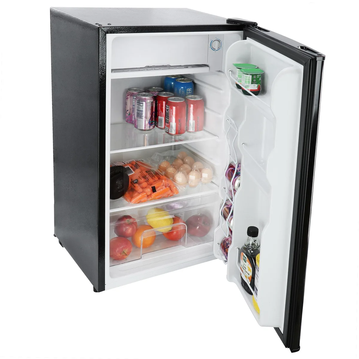 MegaChef MegaChef 510120022M 3.2 cu ft Refrigerator Black — product photo