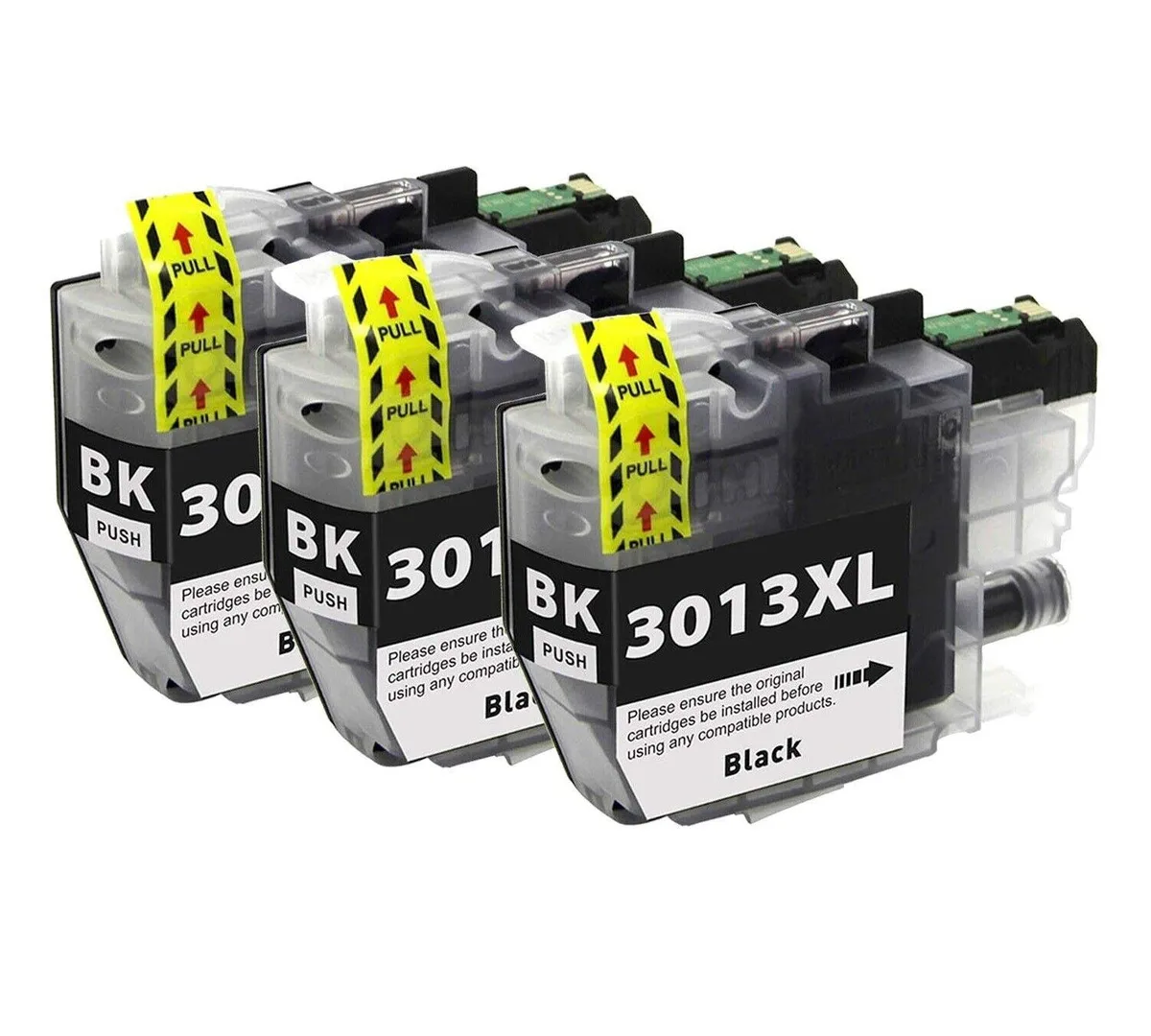Ninestar Technology Ninestar Technology LC3013 3 Pack High-Yield Black Ink Cartridge 1200 Pages — product photo