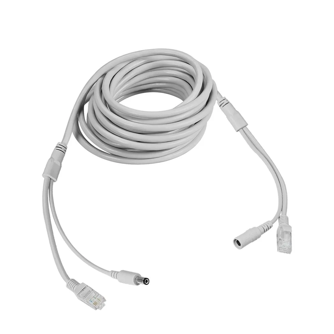Unique-Bargains Unique-Bargains 16ft Cat5e Ethernet RJ45 DC Power Cable 5.5mm — product photo