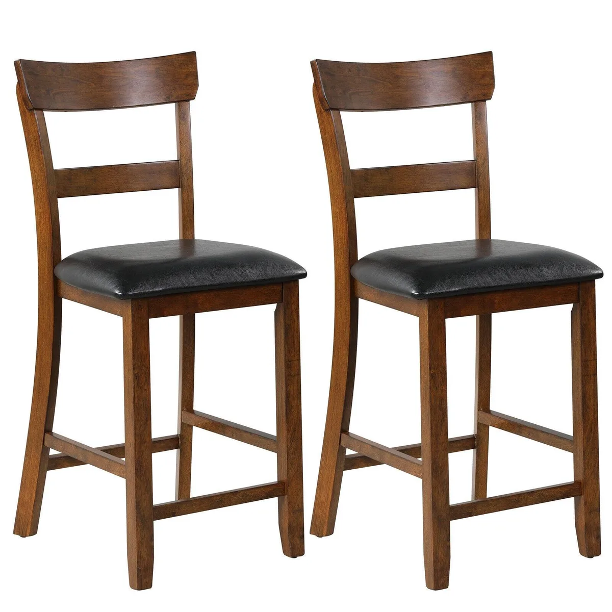 SlickBlue SlickBlue 2-Piece Barstool Set Brown 15 x 19.2 x 35.4 in — product photo