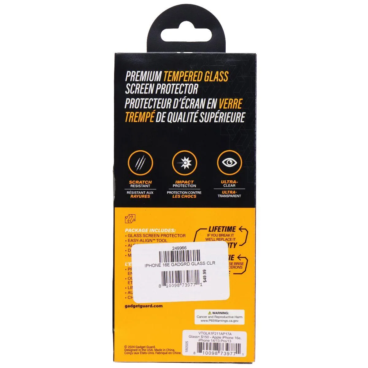 Invisible Gadget Guard Invisible Gadget Guard Screen Protector for iPhone 16e 14 13 Pro 13 — product photo